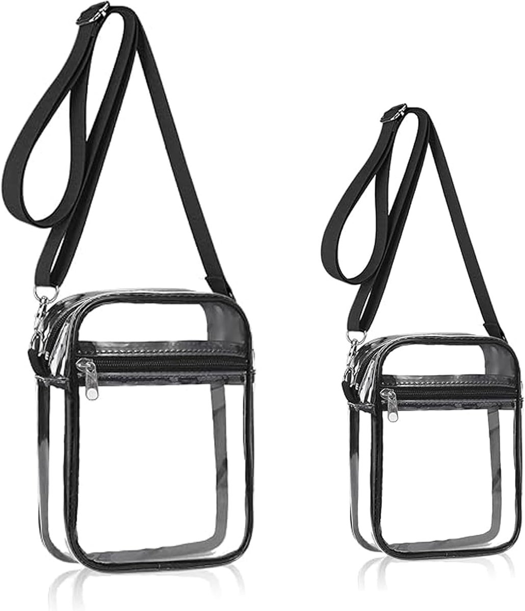 Transparante gymtas met trekkoord - doorzichtige sporttas - waterdicht pvc - ideaal voor school en festival - ShopVlot