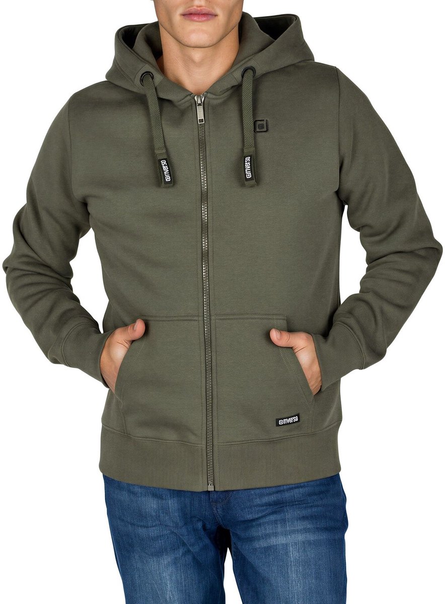 riverso Heren Sweatjack RIVNoah regular fit Veelkleurig S Volwassenen Hoodiejacket - Sweatvest