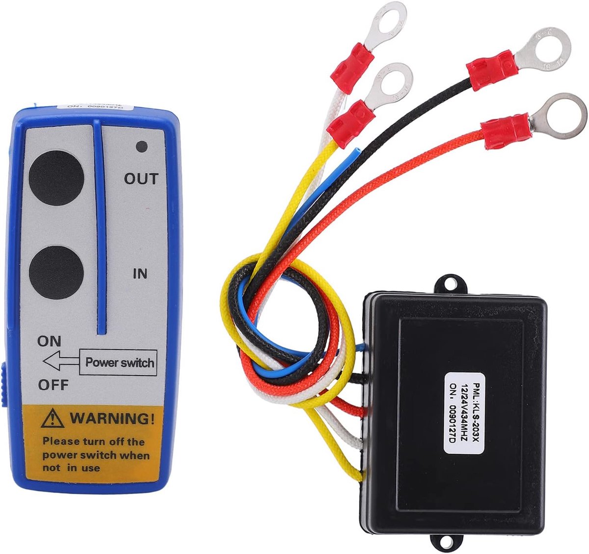 Draadloze afstandsbediening set voor lier - 12V en 24V - eenvoudig te installeren - ideaal voor truck en ATV - ShopVlot
