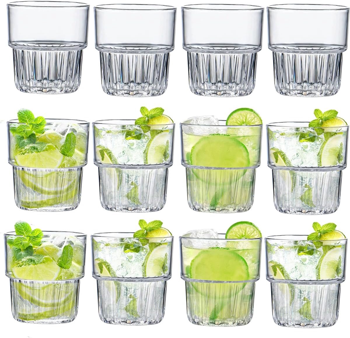 Acryl drinkbekers 200 ml - herbruikbare kunststof - robuust en duurzaam - perfect voor kinderen - ShopVlot