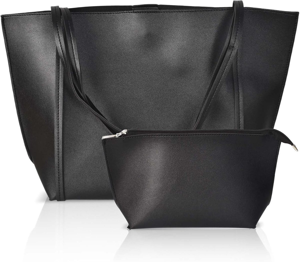 Shopper voor dames - grote handtas van PU leer - trendy schoudertas - ideaal voor school en werk - ShopVlot