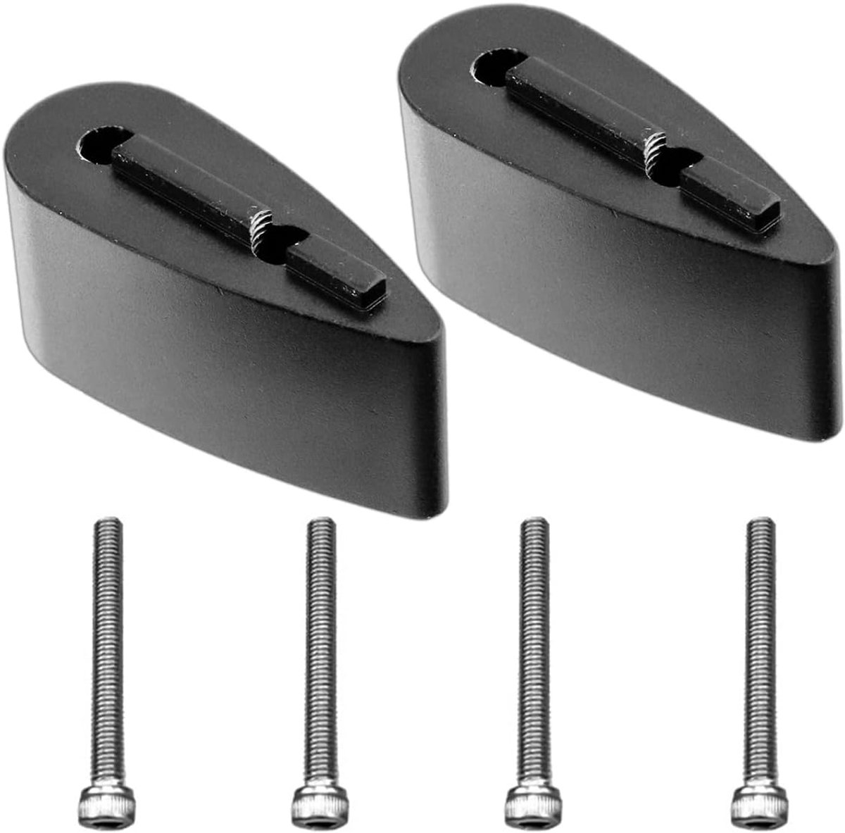 Aero Bar spacers 20mm - zwart - verstelbare hoogte - optimale stuurcomfort - ShopVlot