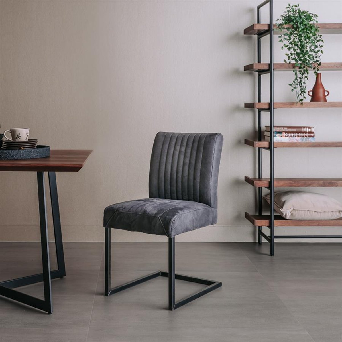 Tower Living Stoel Ferro Stof Savannah Antraciet