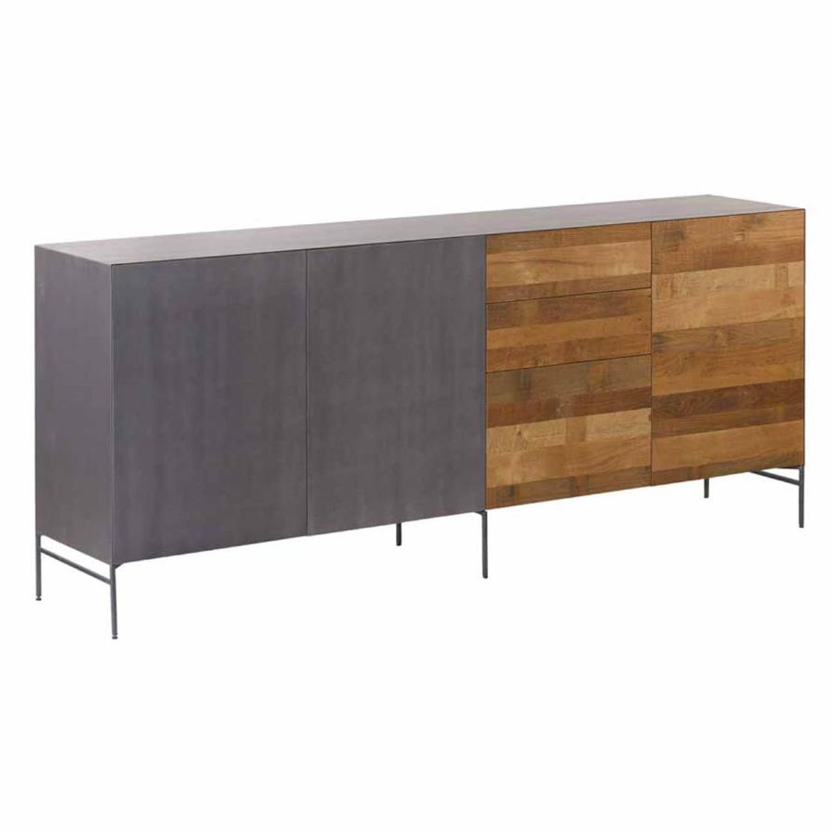 Tower Living Dressoir Pandora - Bruin Hout - 220x45x92cm