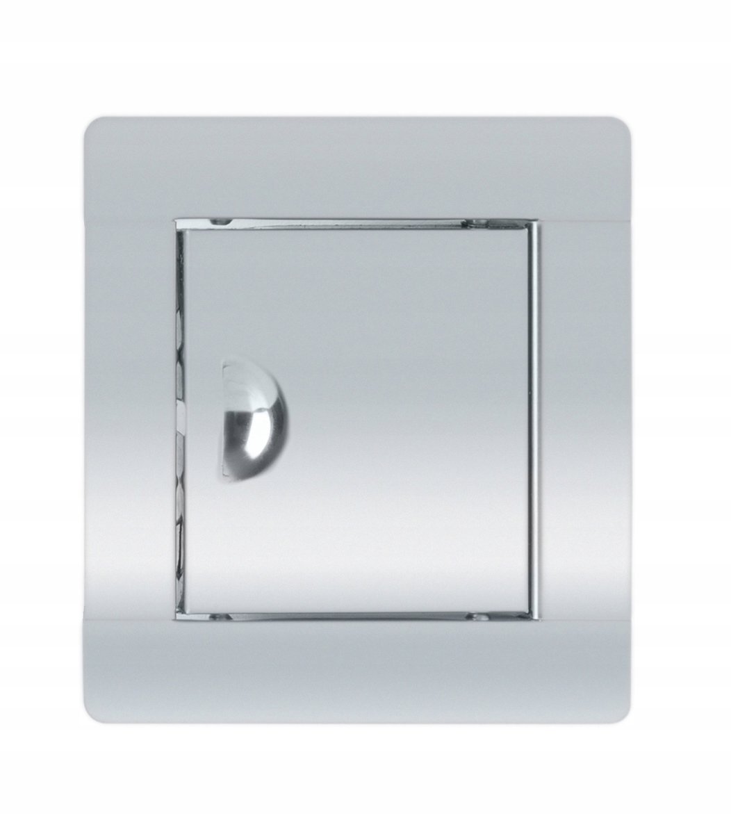 Merkloos RVS Inspectieluik 10x10cm met Kliksluiting