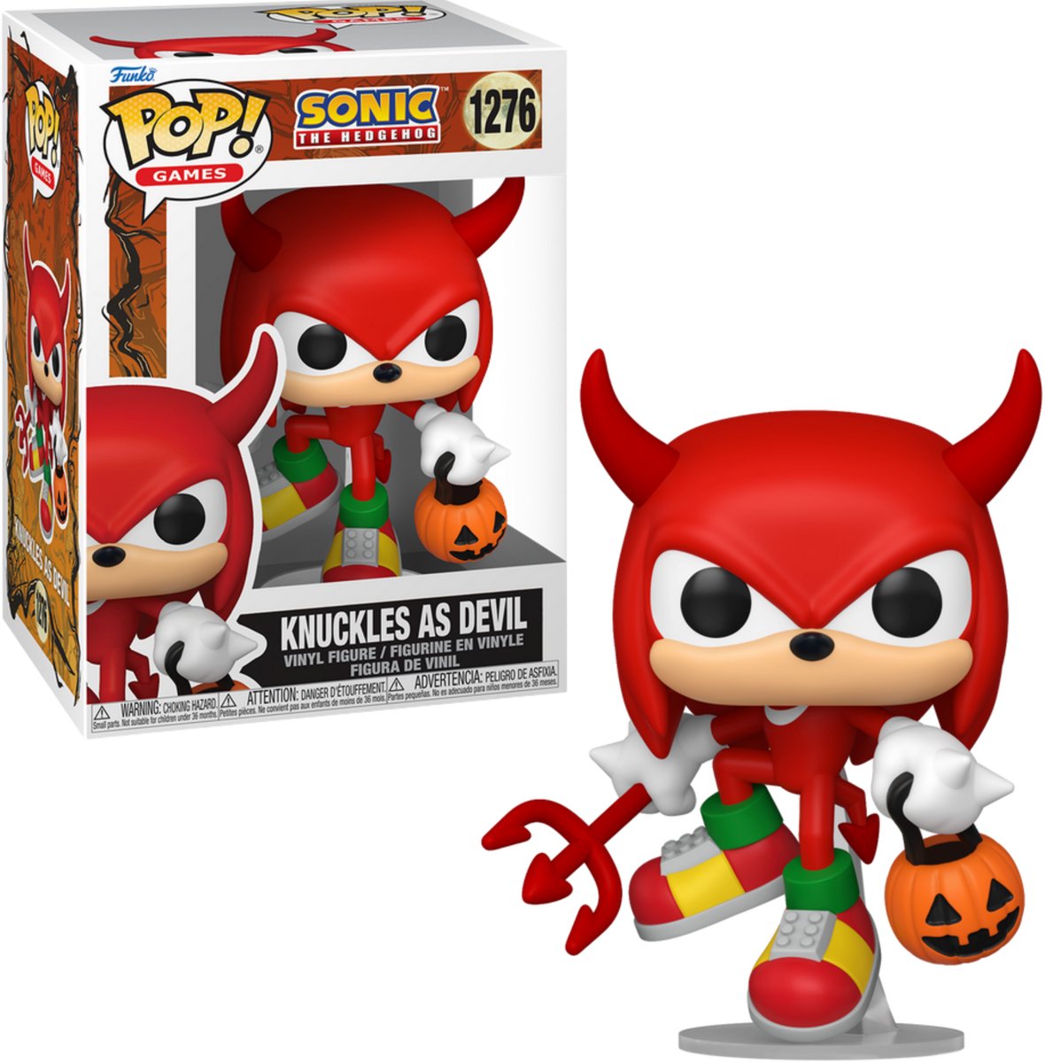 Pop Games: Sonic The Hedgehog - Knuckles As Devil - Funko Pop #1276