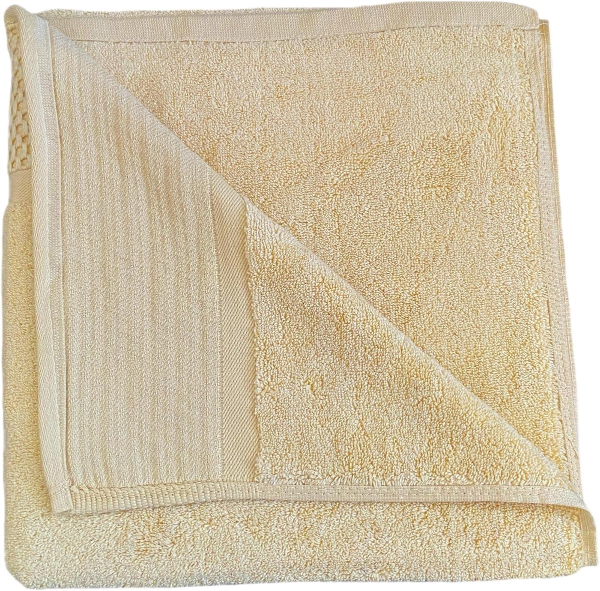 iSleep Set Bath textiles DeLuxe 2x Towel 60x110cm (Beige) - ShopVlot