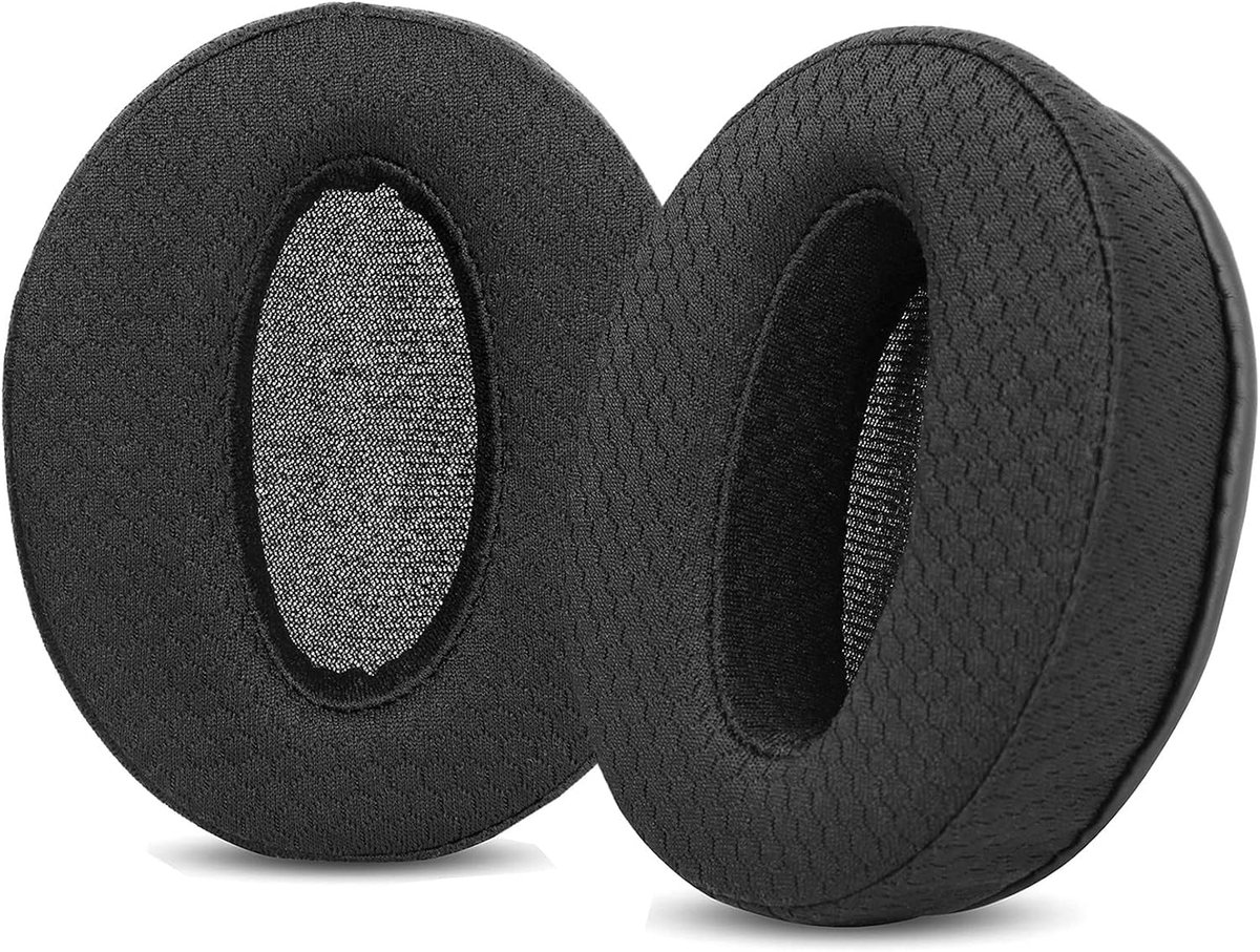 Upgrade Ear Pads Ear Cushion Memory Foam Replacement Compatible with Ausdom M06 M 06 Headphones (Black Fabric Ear Pads) - ShopVlot
