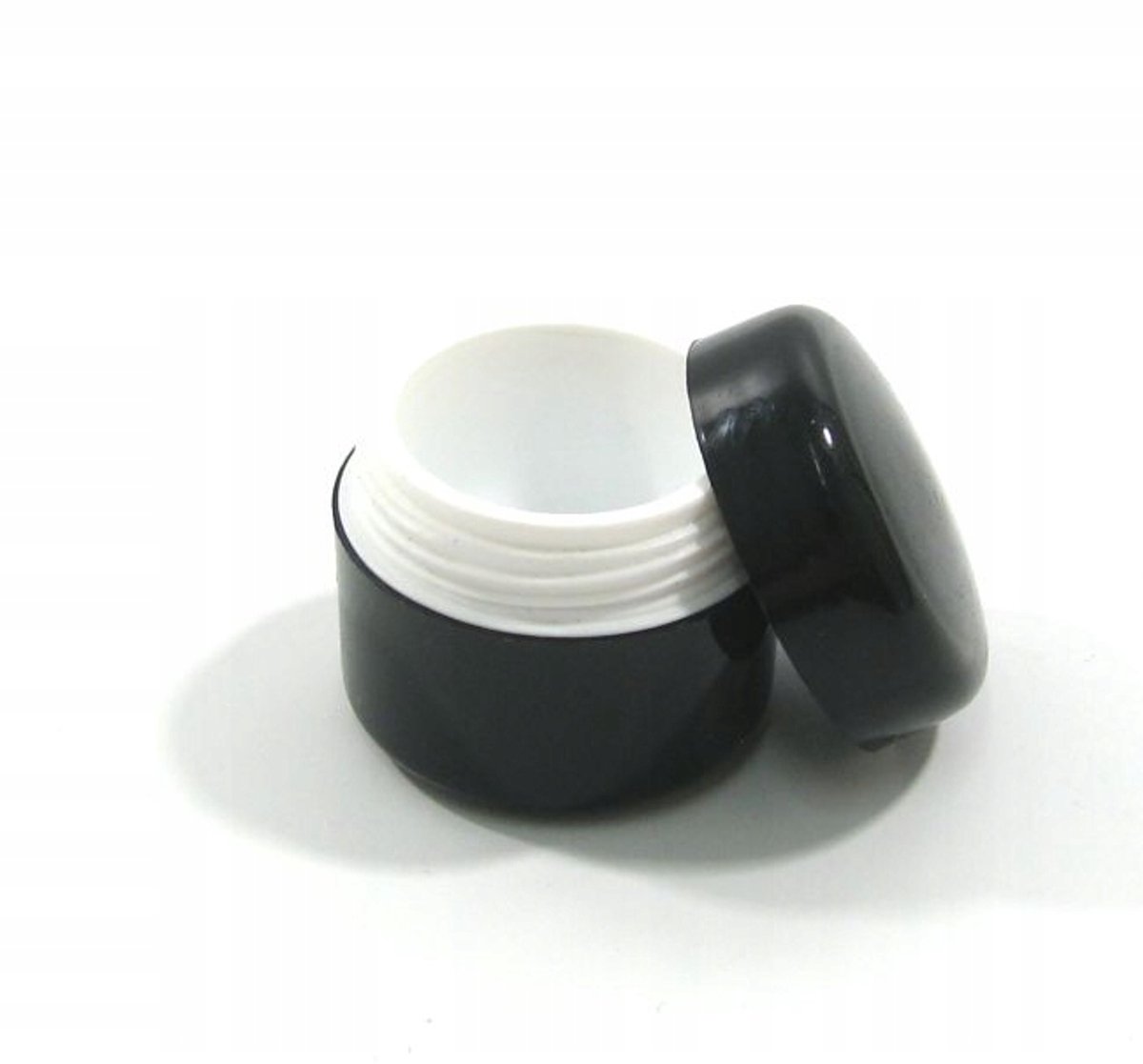 Zwarte Potje voor Nageldecoraties, Gel & Acryl - 5ml Zwart