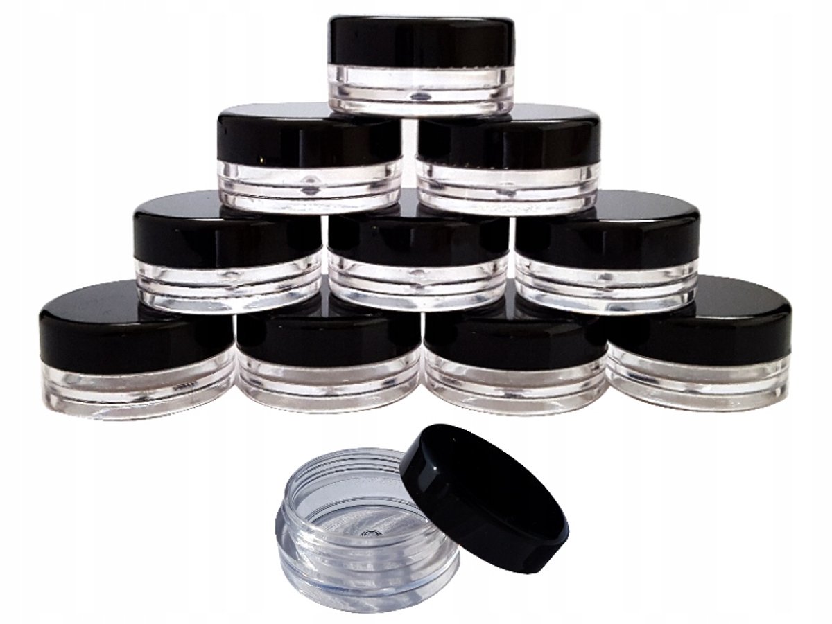 100x Mini Potjes 7ml/10g - Ideaal voor Cosmetica en Nagels