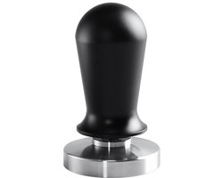 Koffie tamper 51 mm met veer, roestvrijstalen koffie drukstamper, ergonomisch handvat voor espressomachine, barista accessoire