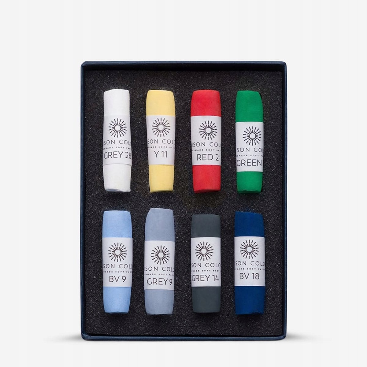 Merkloos Pastel Set - 8 Zachte Pastelstiften