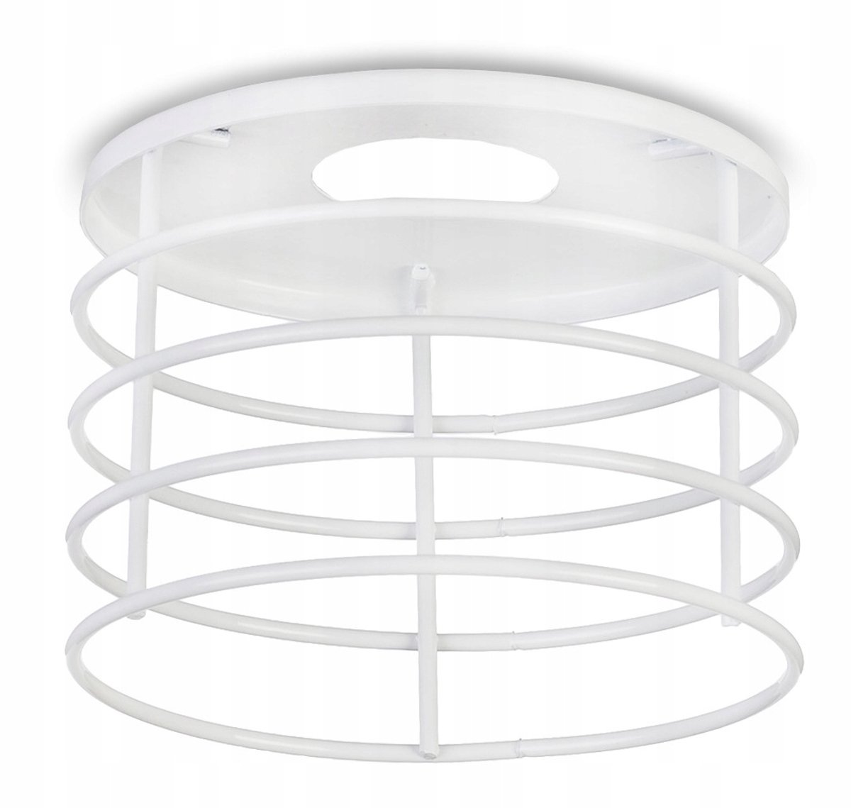 Metalen Lampenkap E27 Loft Stijl - Wit