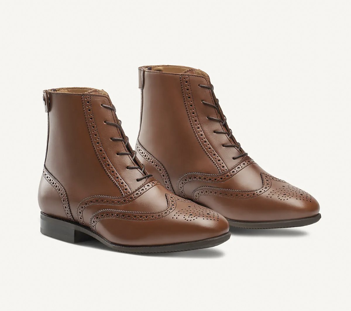 Celeris Brogue Veterboots – Cognacbruin Leer – Wingtip – Nette Enkelboots