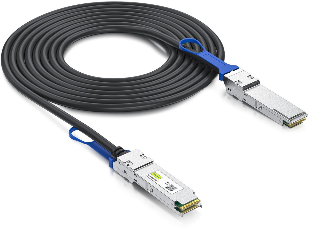 100G QSFP28 DAC Cable100GBASE-CR4 QSFP28 to QSFP28 Passive Direct Attach Copper Twinax Cable for Cisco - ShopVlot