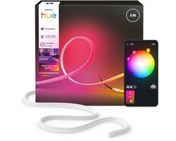 Philips Hue Omniglow outdoor LED strip - 5m - aanpasbaar wit en gekleurd licht - knipbaar - slimme…