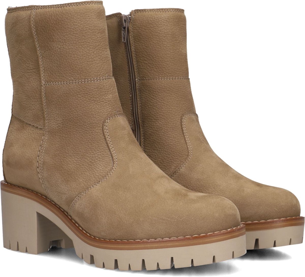 AYANA 853 Veterschoenen - Dames - Taupe - Maat 42
