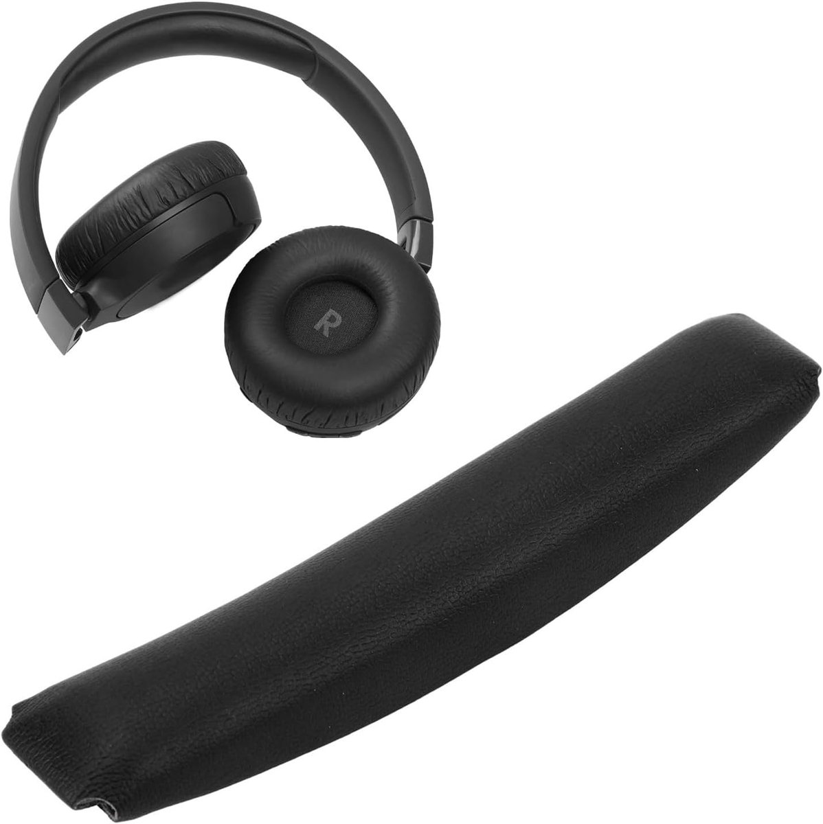 Hoofdtelefoon hoofdsteun vervangingskussen - zwart - beschermende cover - langdurig comfort - ShopVlot