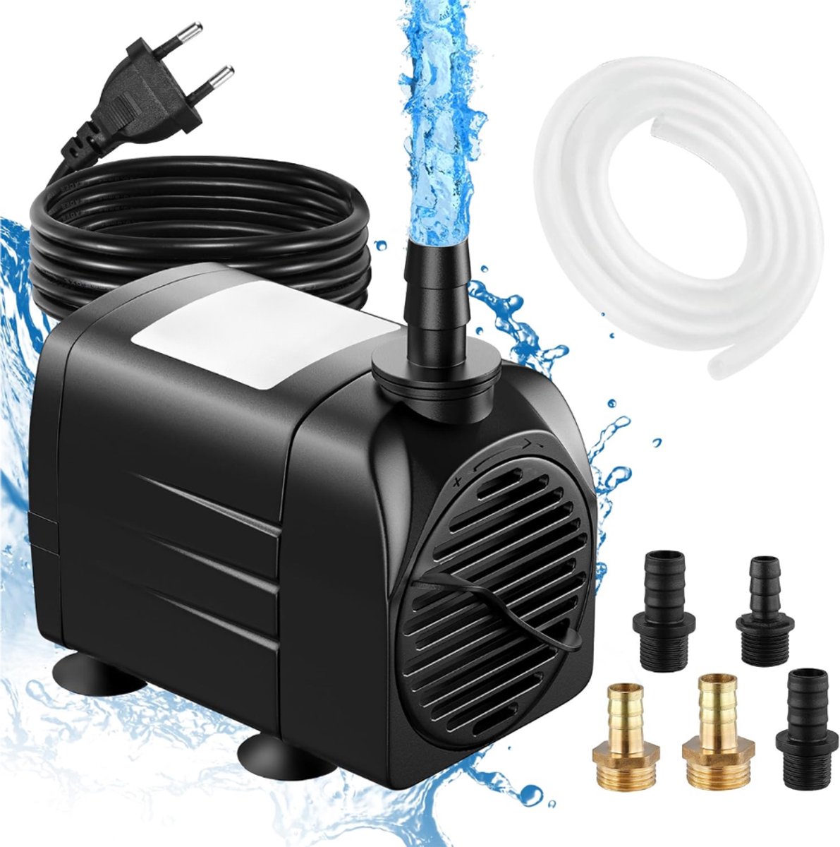 DYVNS® Regentonpomp - Bewateringspomp Regenton - Tuinpomp - Dompelpomp - 25W - 2000 l/u
