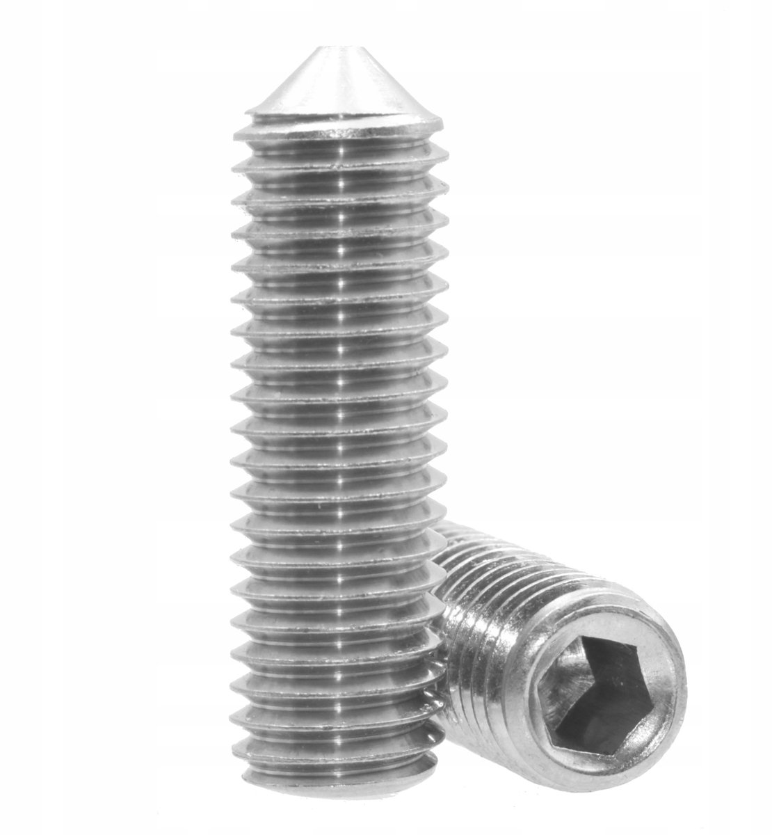 M10x25 Inox A2 Kegel Stelbout DIN 914 - 1 Stuk