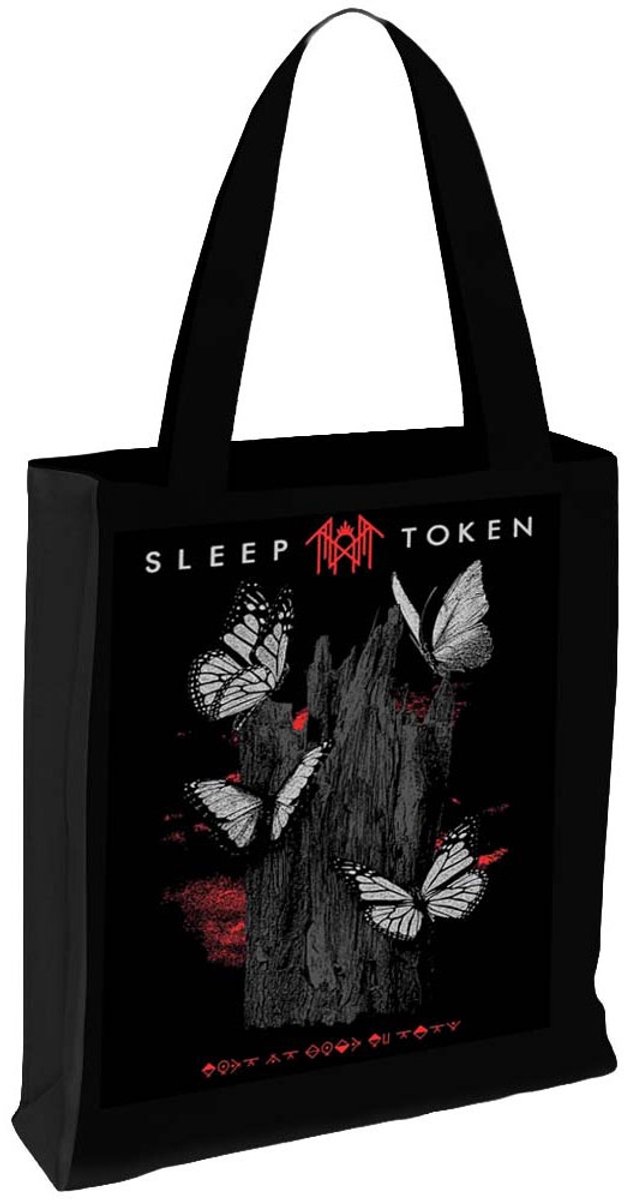 Rocksax Sleep Token - Butterflies Schoudertas/Shopper - Zwart