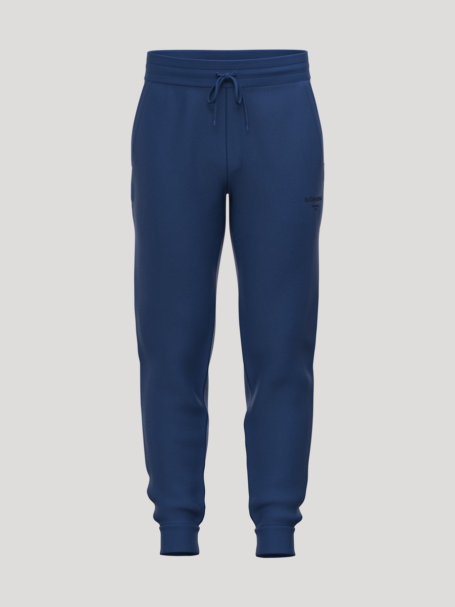 Björn Borg Essential 1 Joggingbroek Heren Estate Blauw - Lange Sportbroek Mannen - Katoen - Maat L