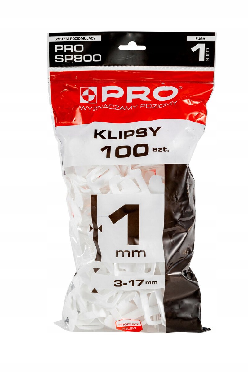 PRO Systeem voor Tegelnivellering PRO-SP800 1mm 100 Stuks