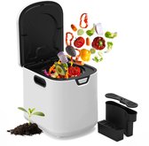 Puluomis Compostmachine - Elektrische Keukencomposter– Inclusief 2 geurloze koolstoffilters - 3 modi – 4.2 L