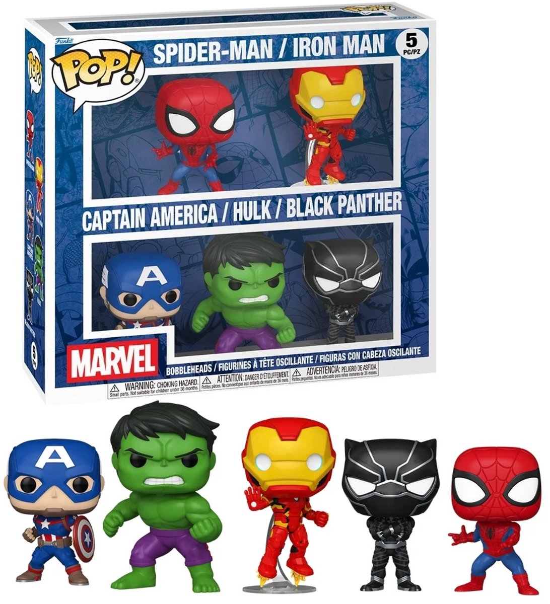 FUNKO POP MARVEL : KS- MARVEL NC 5PK (BF)