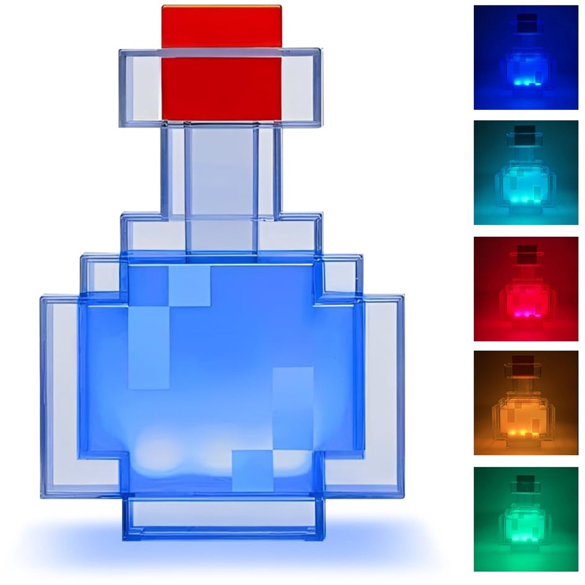 Drinkfles met led-nachtlampje - 8 kleuren - realistische toverdrinkfles - sfeervolle verlichting voor kinderen - ShopVlot