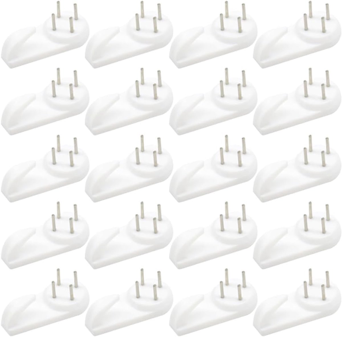 Fotohaakjes 30 Stuks - 39mm Wit - Geen Residue - Perfect voor het Hangend van Foto's - ShopVlot
