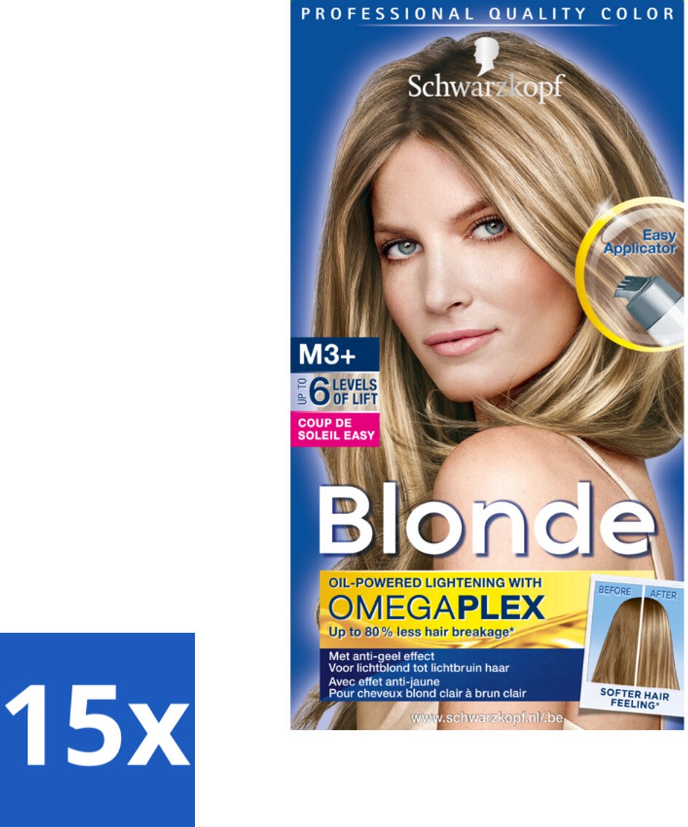 Schwarzkopf - Haarverf - Coupe de Soleil Easy Highlighter M3+ - Bulkverpakking - 15 stuks