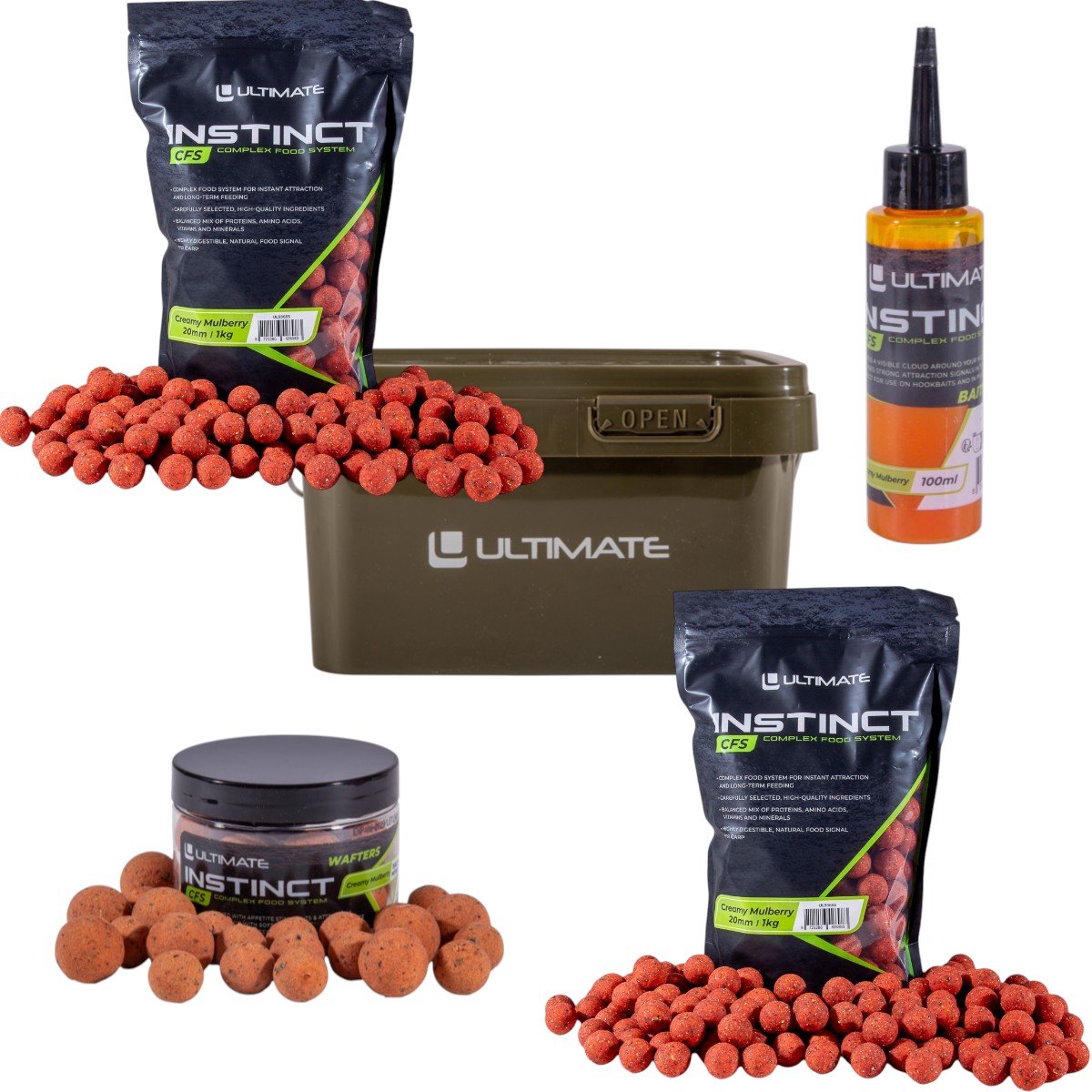 Ultimate Bucket Deal Instinct CFS Creamy Mulberry - Karper Set