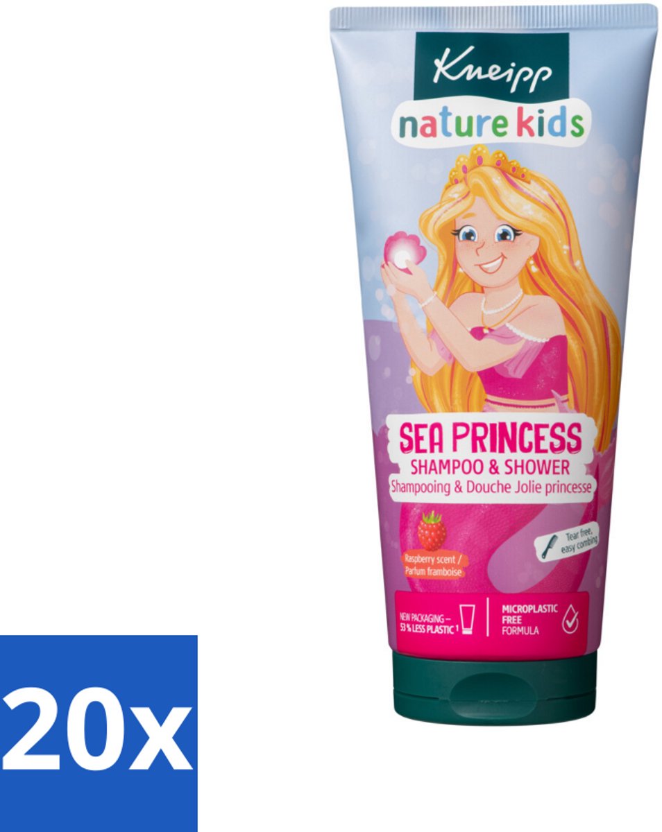 Kneipp - Shampoo & Douche - Prinsessen - 200 ml - Bulkverpakking - 20 stuks