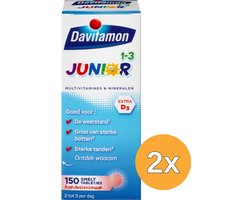 Davitamon 2x Junior 1+ Smelttablet (150 tabletten) - 150 stuks