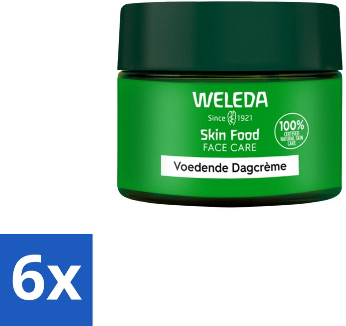 6 x WELEDA - Dagcrème Skin Food - Voedend - 40 ml - Voedende Dagcrème - Natuurlijke Dagcrème - Vegan Dagcrème - Droge Huid - Normale Huid