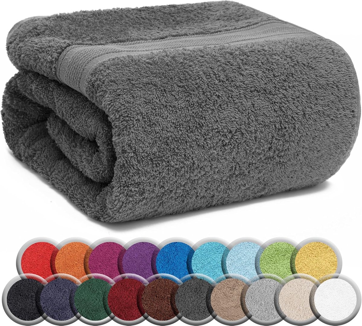 Sauna handdoek 80 x 200 cm - 100% katoen - premium kwaliteit - ideaal voor wellness - ShopVlot