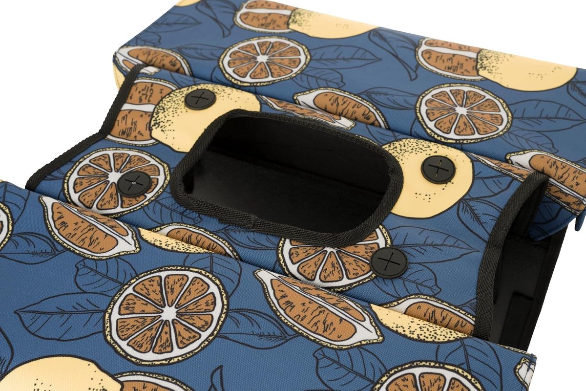 Fietstas dubbele tas - waterafstotend gerecycled polyester - reflector - ideale fietstas voor dagelijks gebruik - ShopVlot