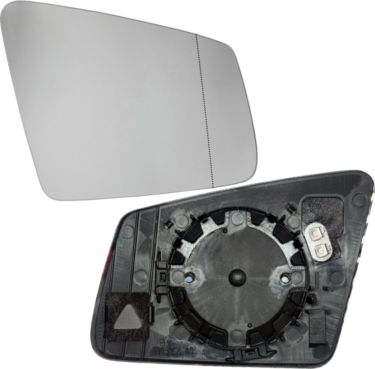 BILMAX Rechter Buitenspiegelglas Vervanging voor Mercedes-Benz A-Klasse (W176), B-Klasse (W242, W246), C-Klasse (W204), E-Klasse (W212) & S-Klasse (W221), Verwarmd (Passagierszijde)