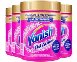 Vanish Oxi Action Vlekverwijderaar Poeder Color – 4x 960 g – 3,84 kg – Voordeelverpakking