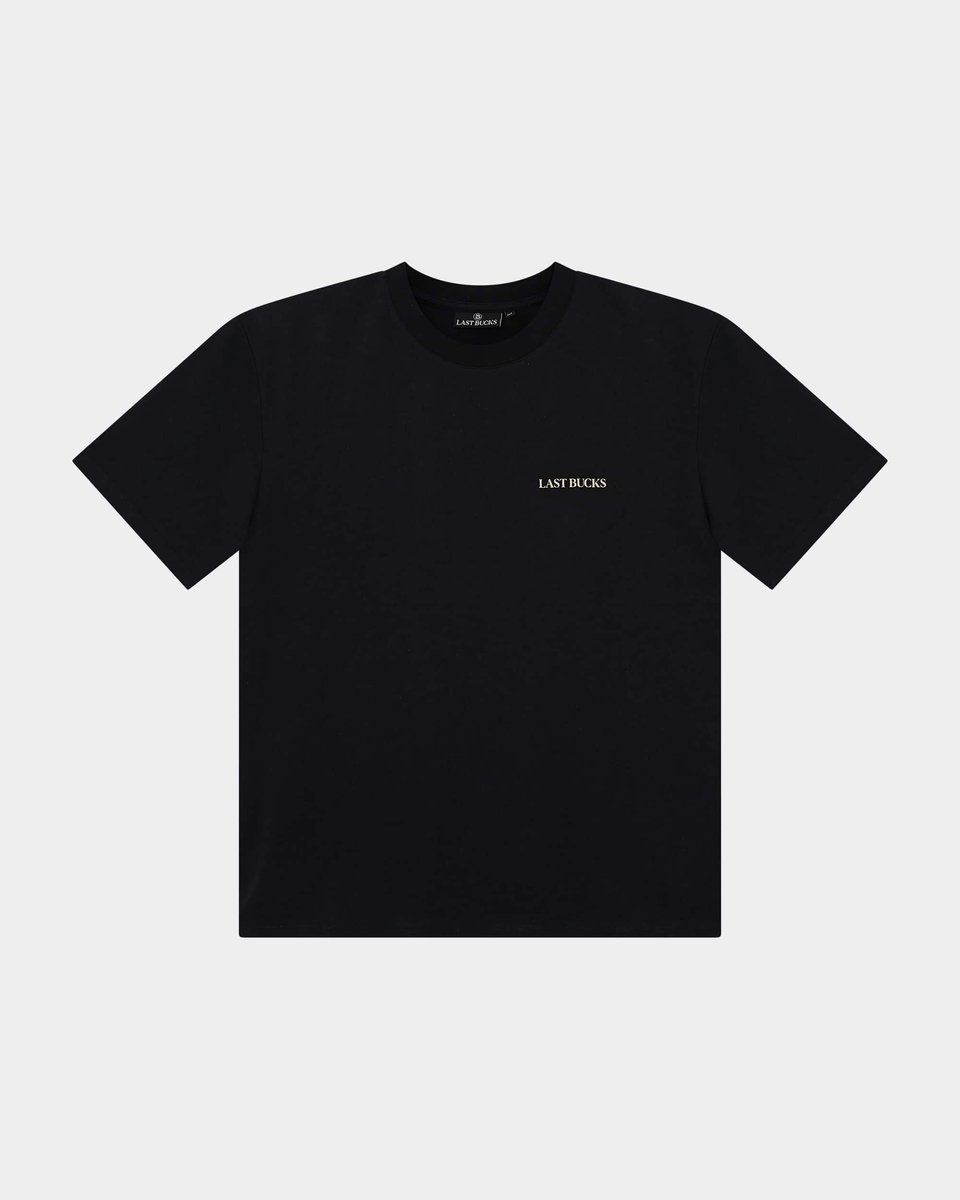 Last Bucks - Capital Tee - Heren T-shirt - Zwart - Maat M - Regular Fit