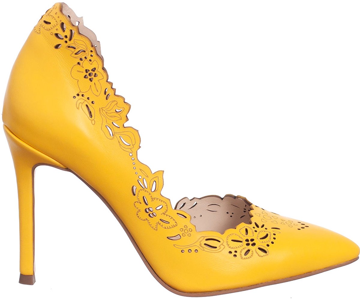 Zellini Schoenen Echt Leer 38 Geel