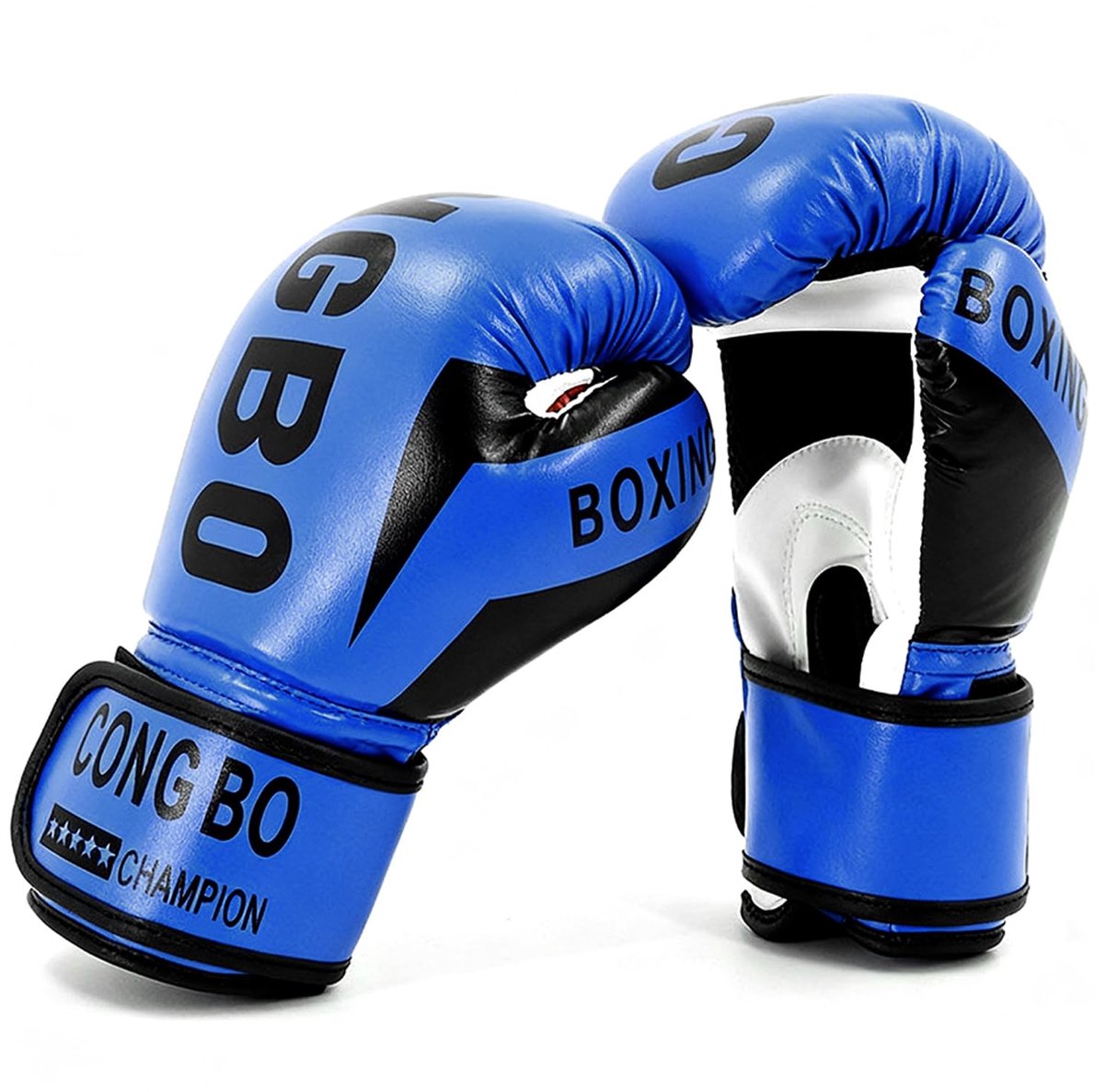 Hwtcjx Bokshandschoenen voor kinderen, bokstrainingshandschoenen voor kinderen, 6OZ verstelbare boksgevechtshandschoen - ShopVlot