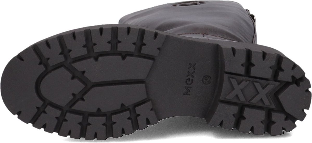 Mexx Maiana Keto Laarzen - Leer - Dames - Bruin - Maat 36