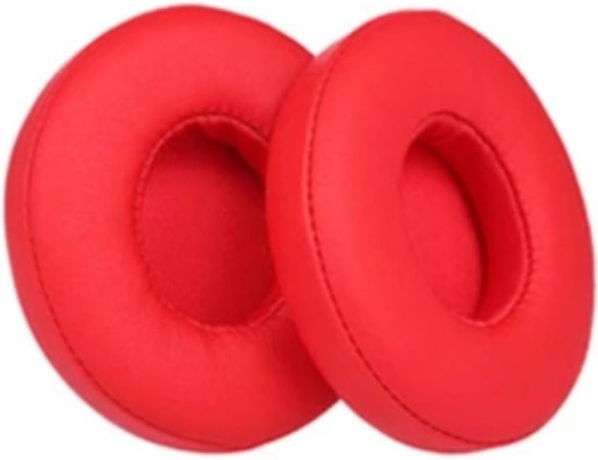 Oorkussens vervanging compatibel met Beats Solo 2/3 Earpads - Rood - ShopVlot