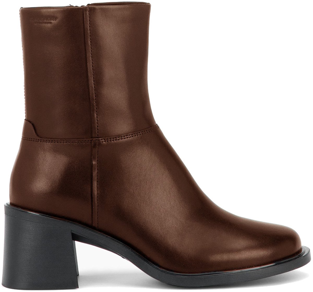 Vagabond Shoemakers Vega Enkellaarsjes - Enkelboots met rits - Dames - Bruin - Maat 41