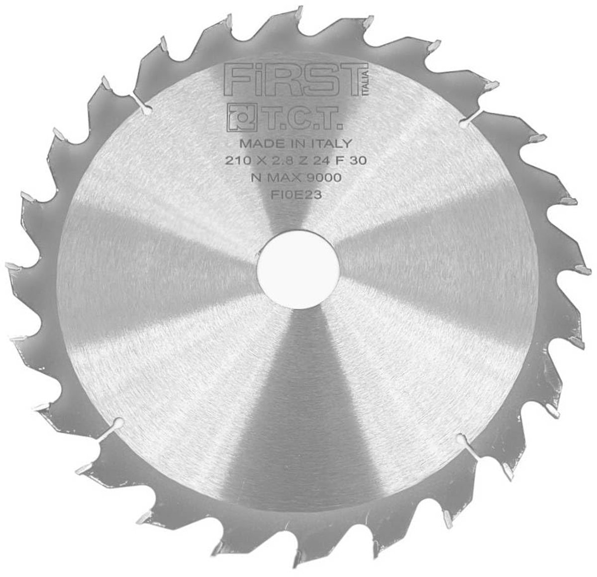 Cirkelzaagblad 210 mm - HM - D. 30 mm - Z24 voor houtbewerking - ShopVlot