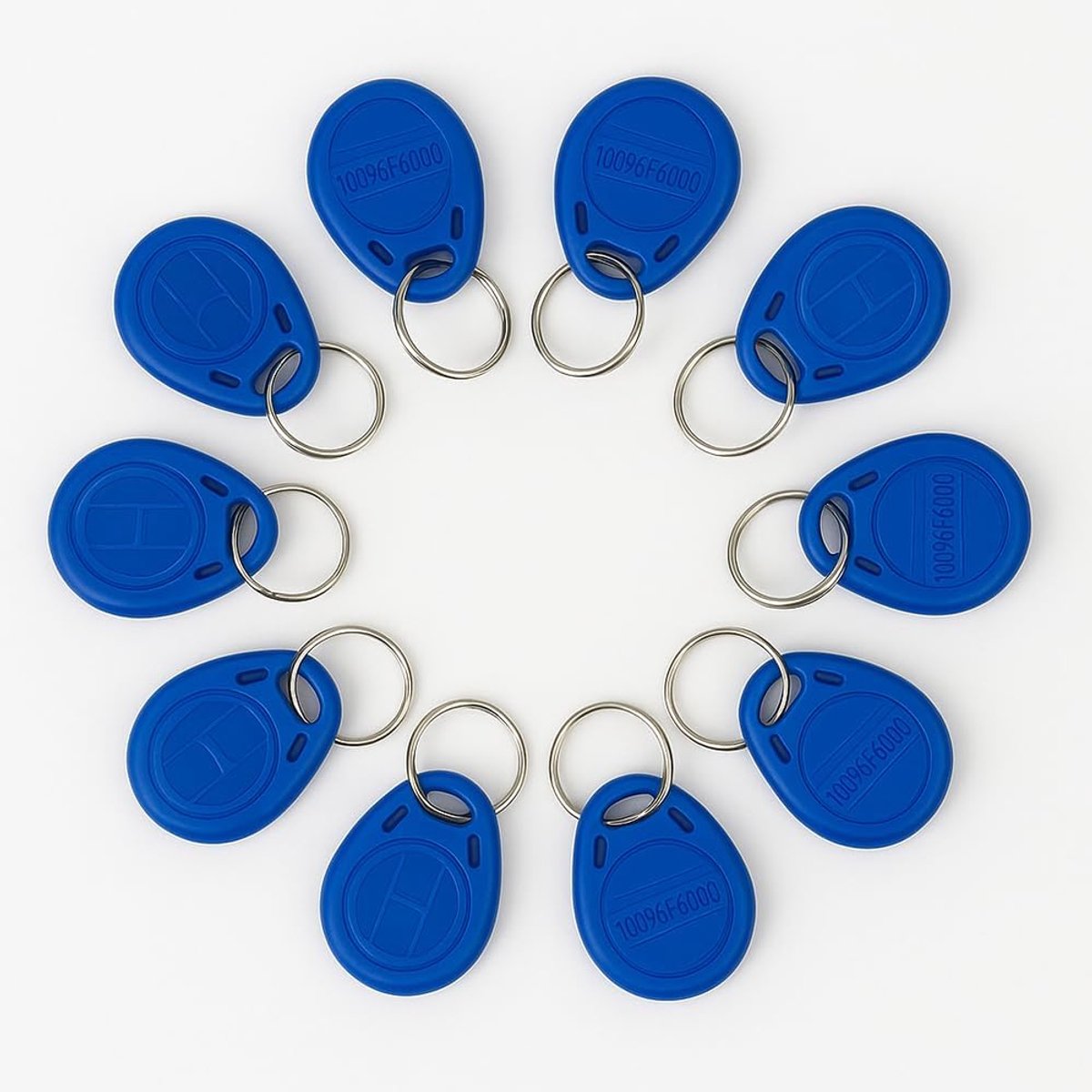 RFID keychains 125KHz - schrijfbaar - blauw - voor beveiligde toegangssystemen - ShopVlot