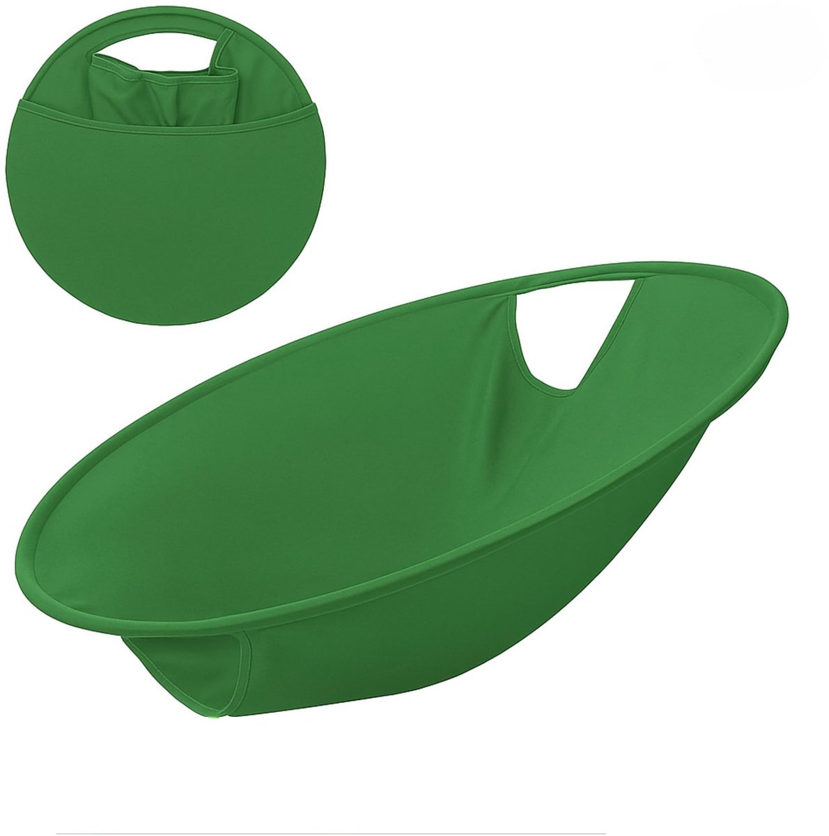 Opvouwbare wasmand XL (66 cm) - rond - compact en robuust ontwerp - ideaal voor thuis of reizen - ShopVlot