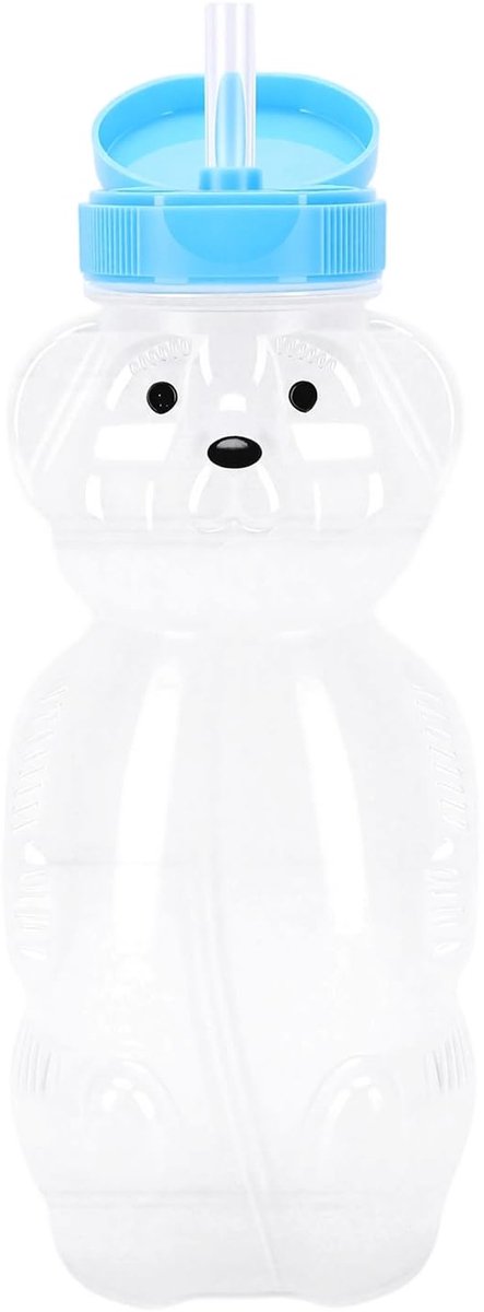 Beer-drinkfles 3-pack - 230 ml - Schattige Beer-rietjesbeker - Ideaal voor kinderen - ShopVlot